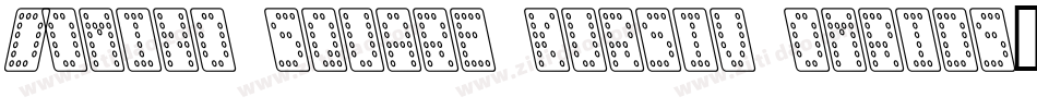 Domino square kursiv omrids字体转换